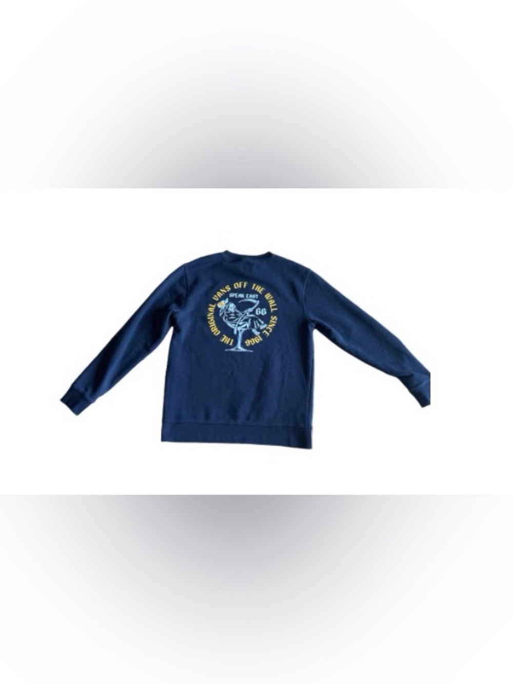 Vans  Sweatshirt with speak easy skeleton Yellow Graphic